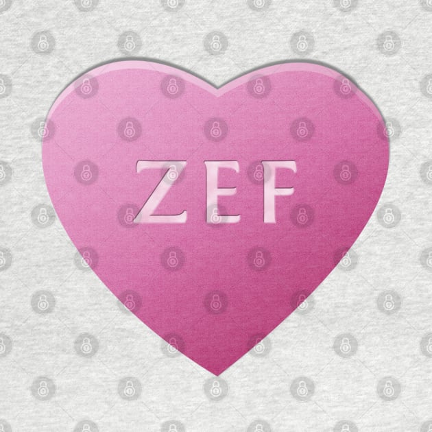 Zef Candy Heart - Pink by LozMac